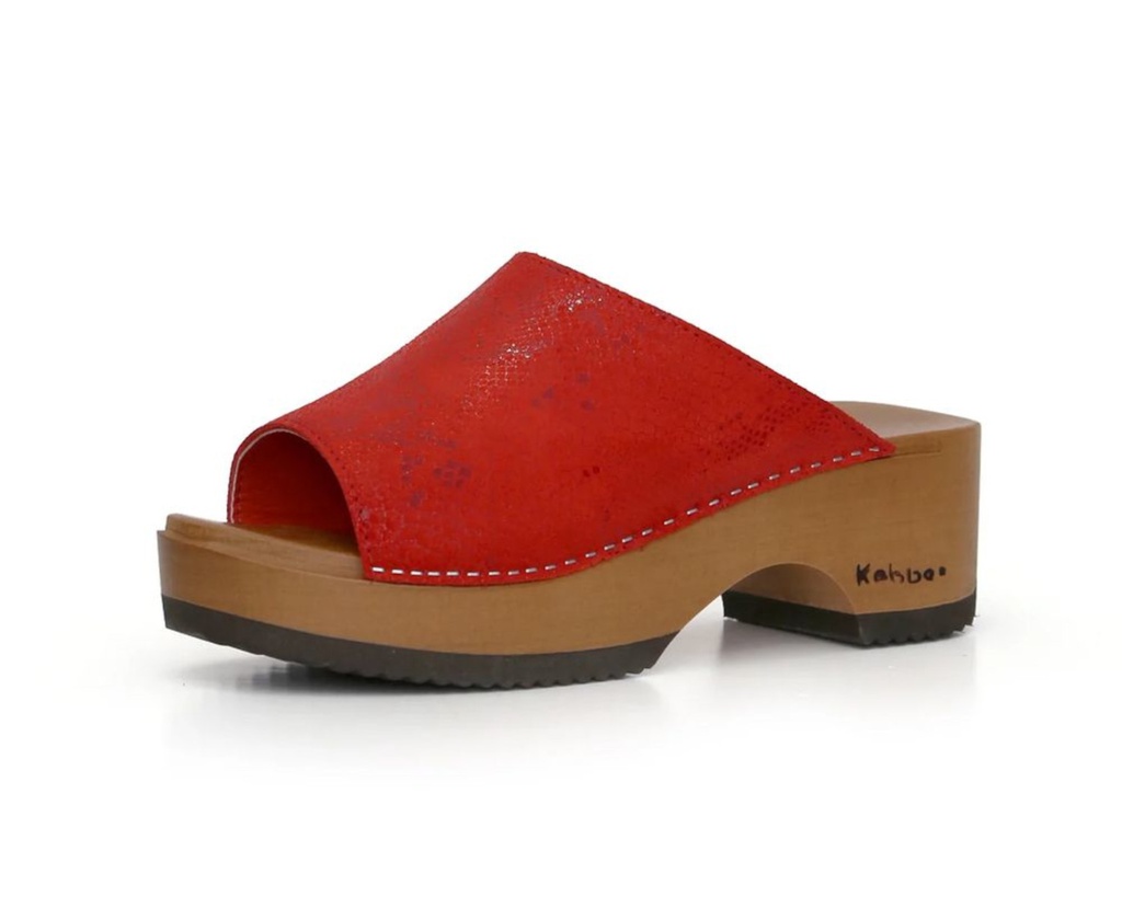 Kebba Sandalias Mujeres Cloc Nicanor Df043 Rojo