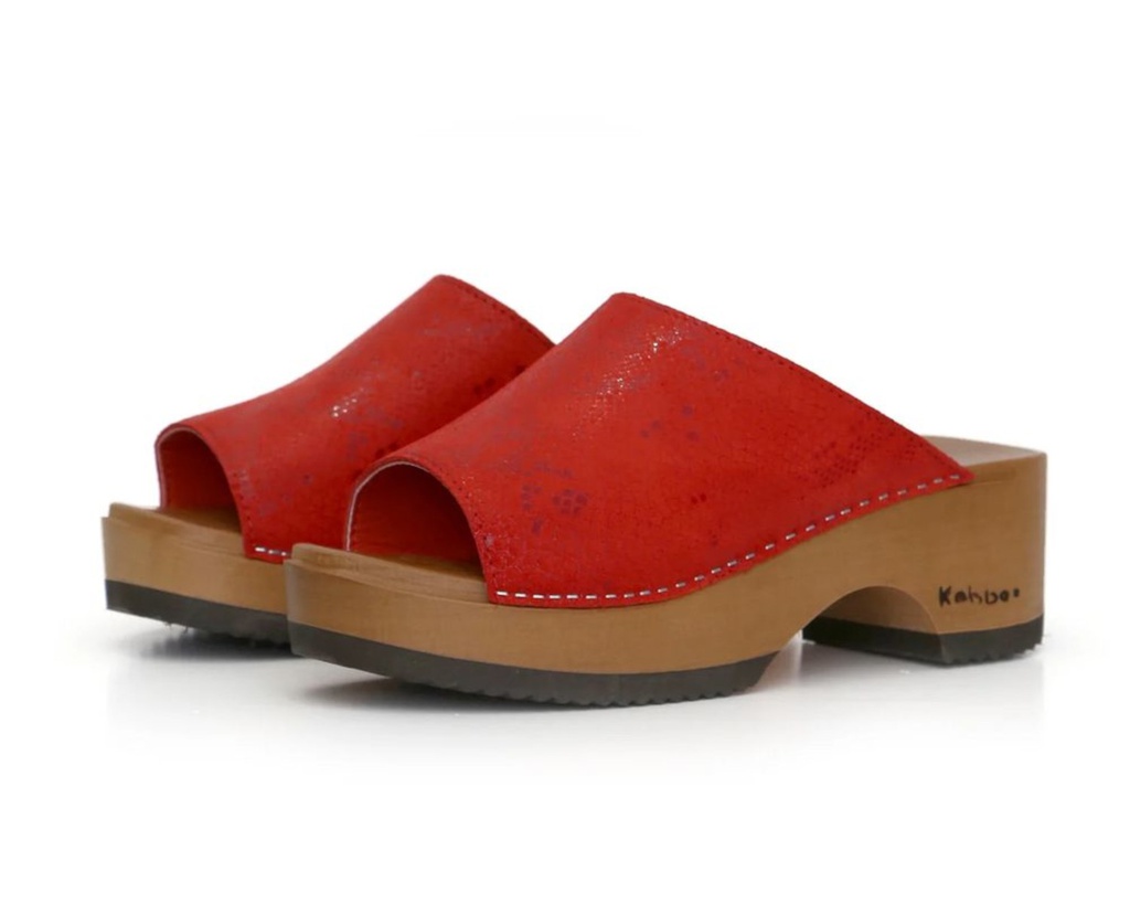 Kebba Sandalias Mujeres Cloc Nicanor Df043 Rojo